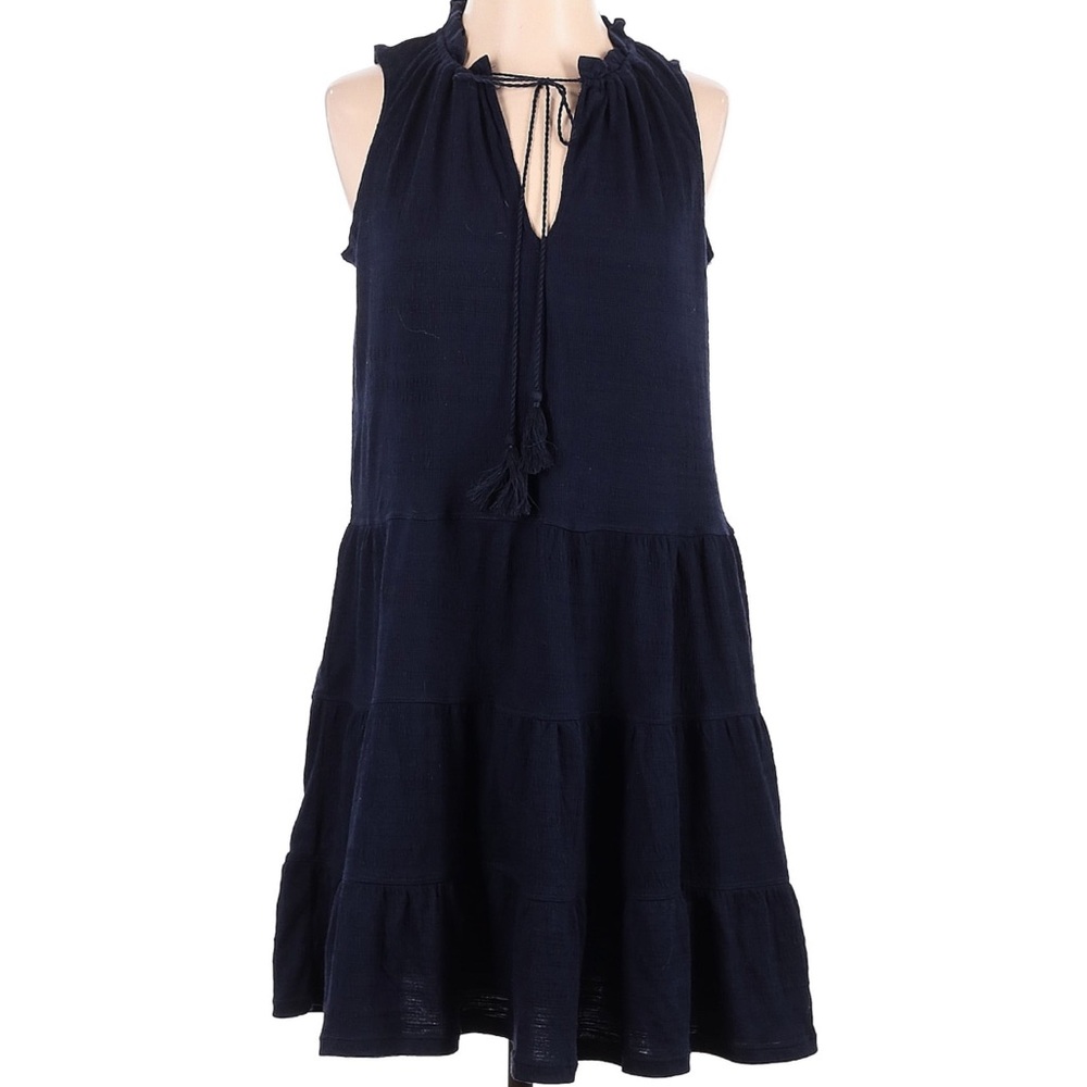 Navy Blue Sleeveless Dress